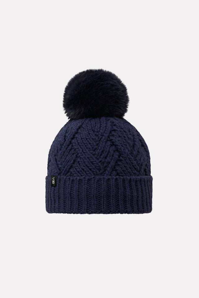 Berretto Donna Virna Eco Pon blu