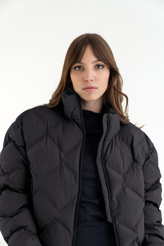 Laser Quilted Cropped Jacket