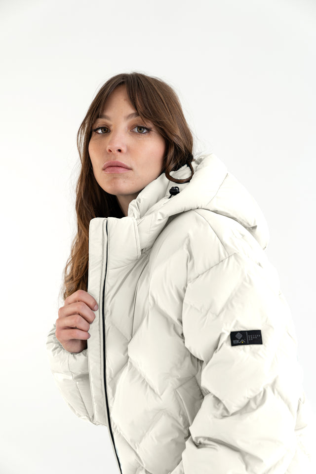 Laser Quilted Cropped Jacket