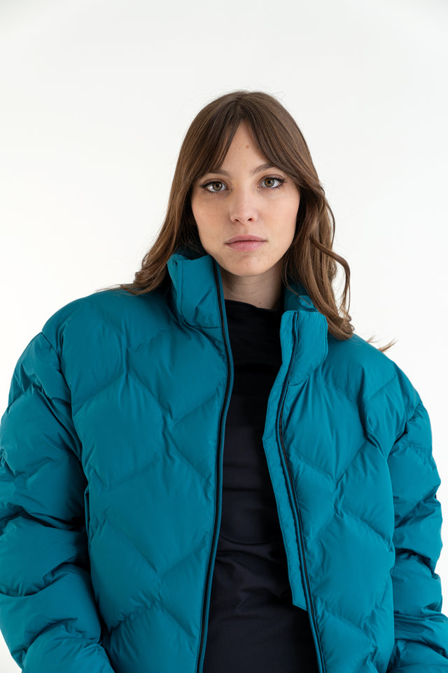 Laser Quilted Cropped Jacket