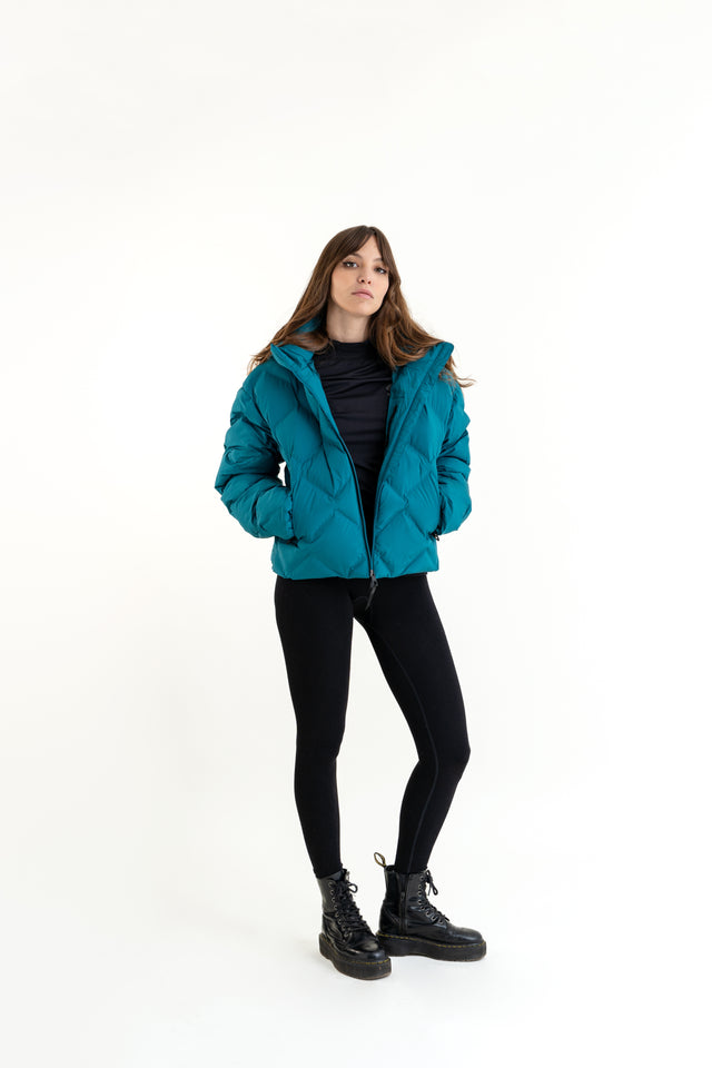Laser Quilted Cropped Jacket